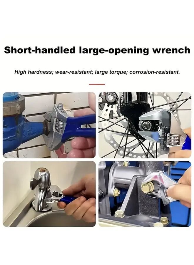 مفتاح راتش كبير قابل للتعديل مفتوح الطرف 5.5 بوصة أداة عالمية عالية القوة - Image 5