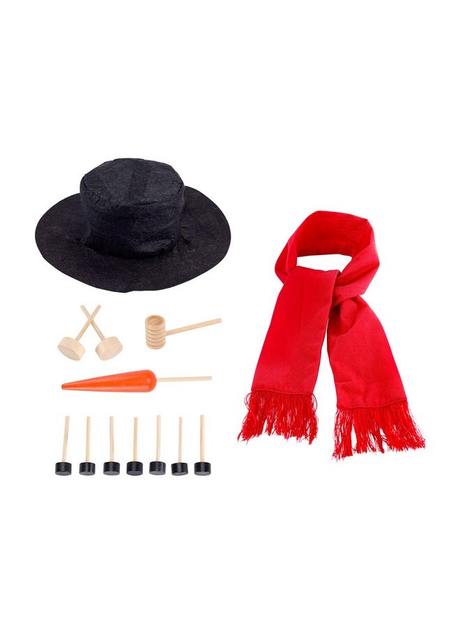 pearhead Pearhead Build A Snowman Decorating Kit, A Great DIY Snow Day Craft For Kids, Holiday Decorations for Kids, Snowman Pieces Kit, Christmas Gifts For Kids  - Image 2