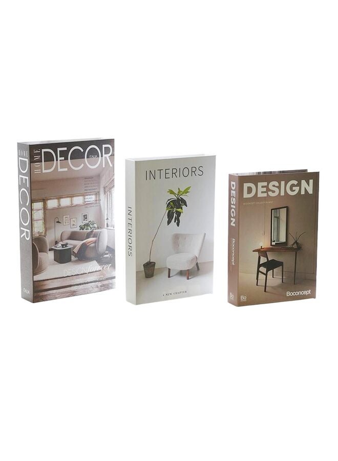 3PCS Fake Books for Decoration, Decorative Books for Home Decor, Faux Books for Living Room Display - Image 1