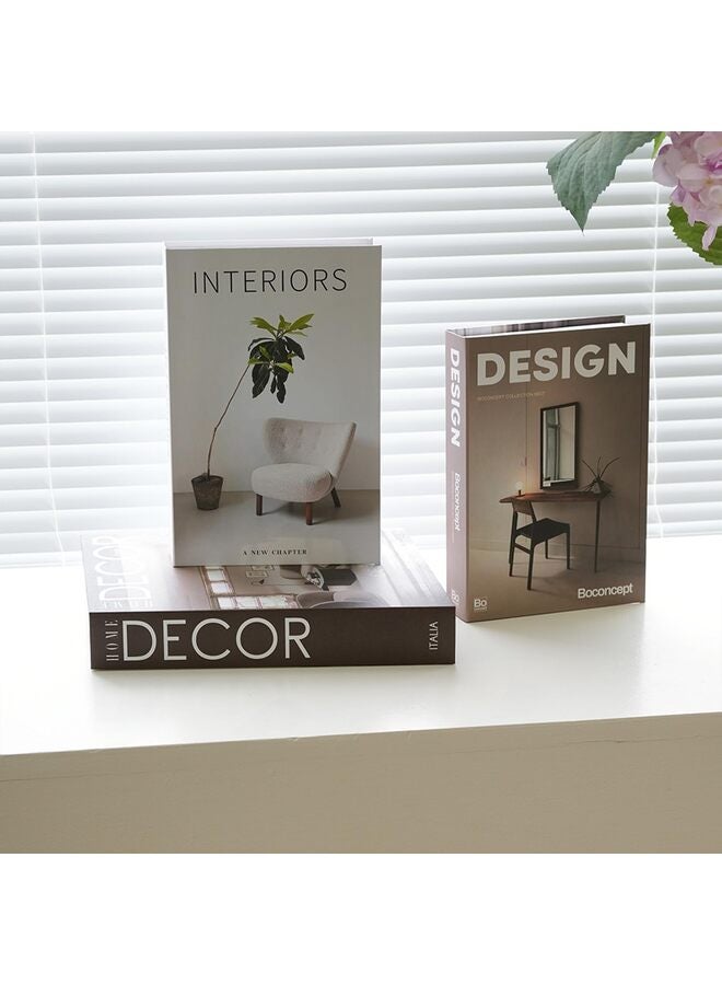 3PCS Fake Books for Decoration, Decorative Books for Home Decor, Faux Books for Living Room Display - Image 2