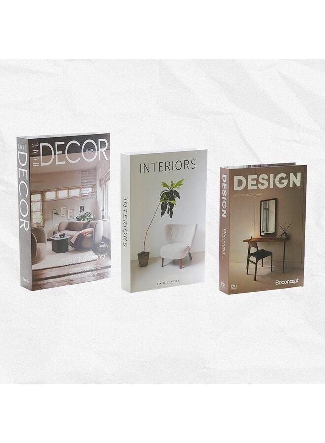 3PCS Fake Books for Decoration, Decorative Books for Home Decor, Faux Books for Living Room Display - Image 5