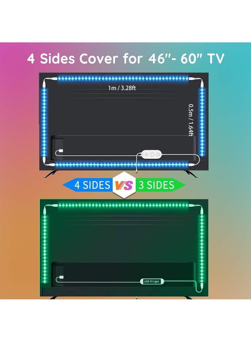 Govee إضاءة خلفية LED لجهاز التلفاز من Govee، أضواء LED RGB لجهاز التلفاز مع جهاز تحكم عن بعد، مزامنة الموسيقى، أضواء تلفاز بطول 10 أقدام مع 32 لون ووضعيات مشهد متعددة لأجهزة التلفاز من 46-60 بوصة، نموذج: H6179 - Image 5