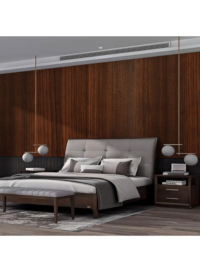 Black Walnut Wood Colored Contact Paper, Peel and Stick Self-Adhesive Wallpaper, Extra Thick, Decorative Vinyl Waterproof,300 x 40cm - Image 2