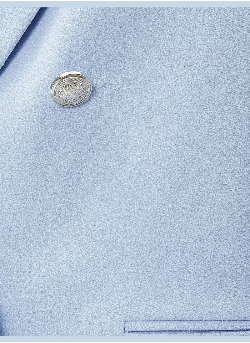 كوتون Wrapped Button Blazer Jacket