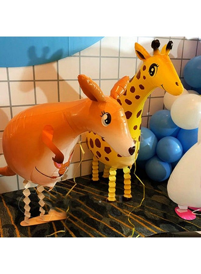 SOTOGO 14 Pieces Walking Animal Balloons Pet Balloons Farm Animal Balloon Toys Air Walkers For Kids Gift Birthday Party Decor - Image 3