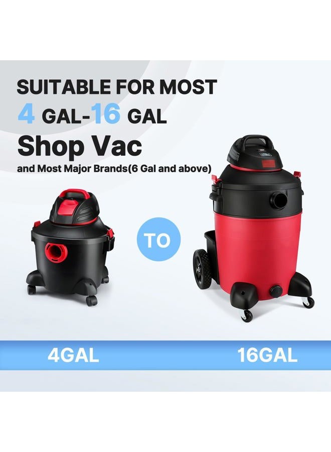 SHOPVAC High Performance 90350/90304/90344 Cartridge Filter, Fits most 4-16 Gallon Shop-Vac Wet/Dry Vacuums, High Efficiency Nanofiber Filtration Paper, Reusable, 1 Pack - Image 3