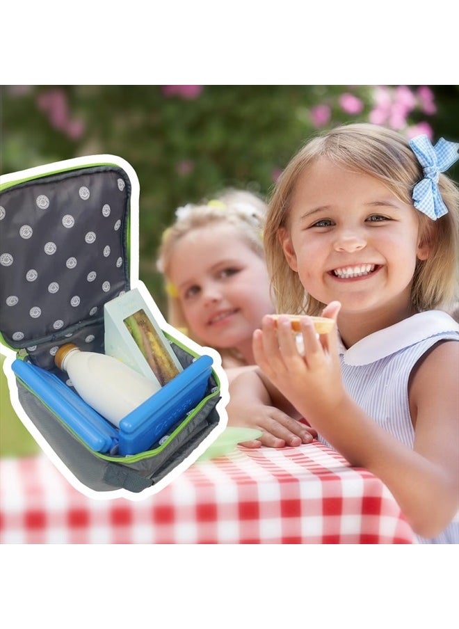 WORLD-BIO - Blue 6 Pack Reusable Freezer Meal Holder with Leakproof Insulation - Image 1