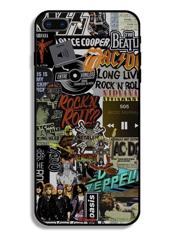 Tolwak Apple iPhone 7 Plus Protective Case Long Live Rock N Roll - Image 2