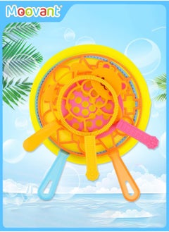Moovant 36PCS Big Bubble Wands Set with Tray, Giant Bubble Wands Bulk for Kids, Safe Summer Outdoor Educational Toy Set, Various Shapes Fun Bubble Blowing Toys  - Image 3