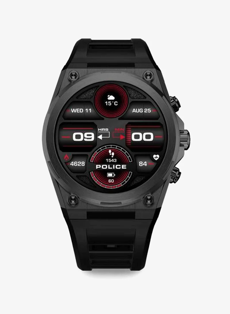 POLICE My Avatar 2 Interchangeable Strap, AMOLED, Dual Time, 5ATM, GPS Smartwatch
