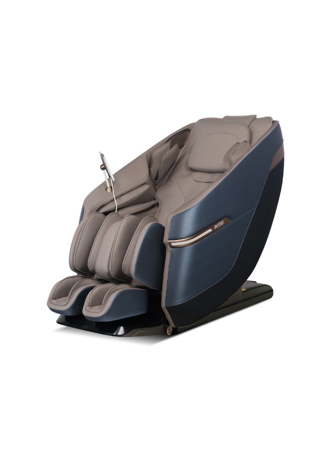 ROTAI ROTAI RT5652 Full Body Massage Chair –10-Year Warranty + Buy Back Insurance, 4D Foot Rollers, Heating, 22 Auto Programs, Space Capsule Design, Zero Gravity, 7" Touch Tablet, Voice Control (BLUE GREY)  - Image 1