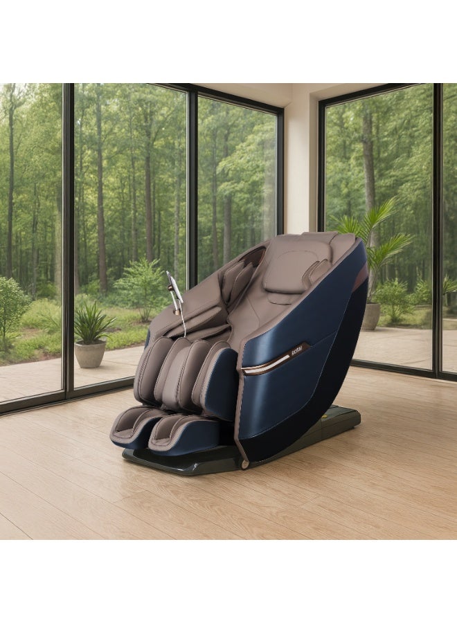 ROTAI ROTAI RT5652 Full Body Massage Chair –10-Year Warranty + Buy Back Insurance, 4D Foot Rollers, Heating, 22 Auto Programs, Space Capsule Design, Zero Gravity, 7" Touch Tablet, Voice Control (BLUE GREY)  - Image 2