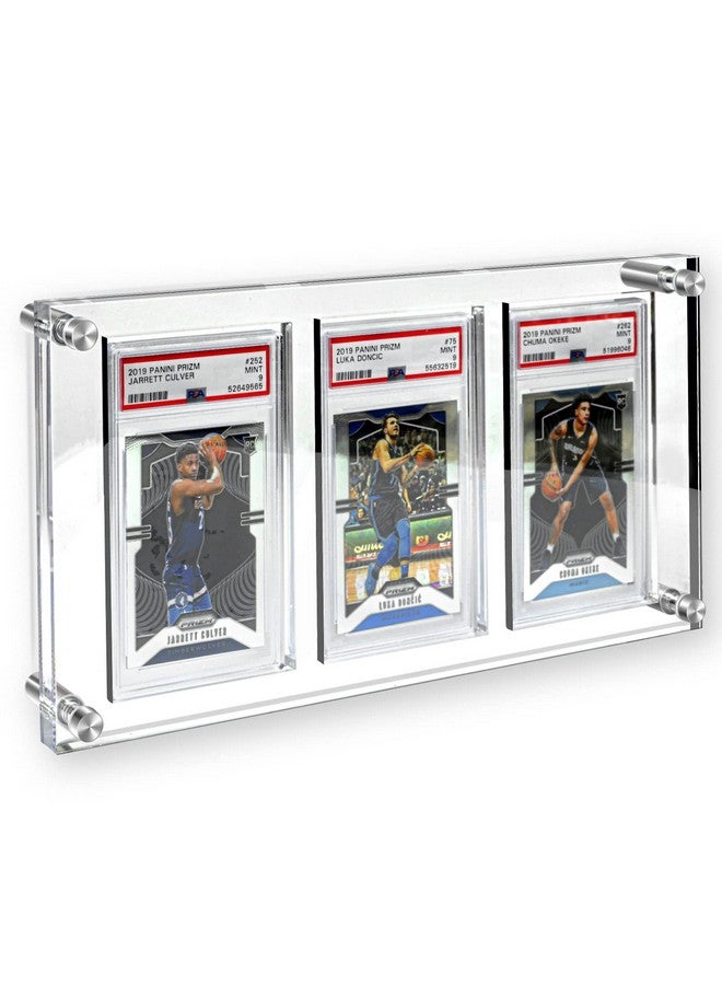 tutata tutata Trading Card Frame PSA Trading Card Display Acrylic Frame for Wall- PSA Holder, Graded Sports Card Display- Clear  - Image 1