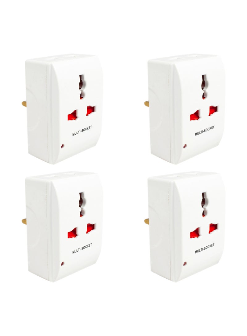 Duravel Duravel Travel Plug adapter Converte(Pack-Of 4)  - Image 1