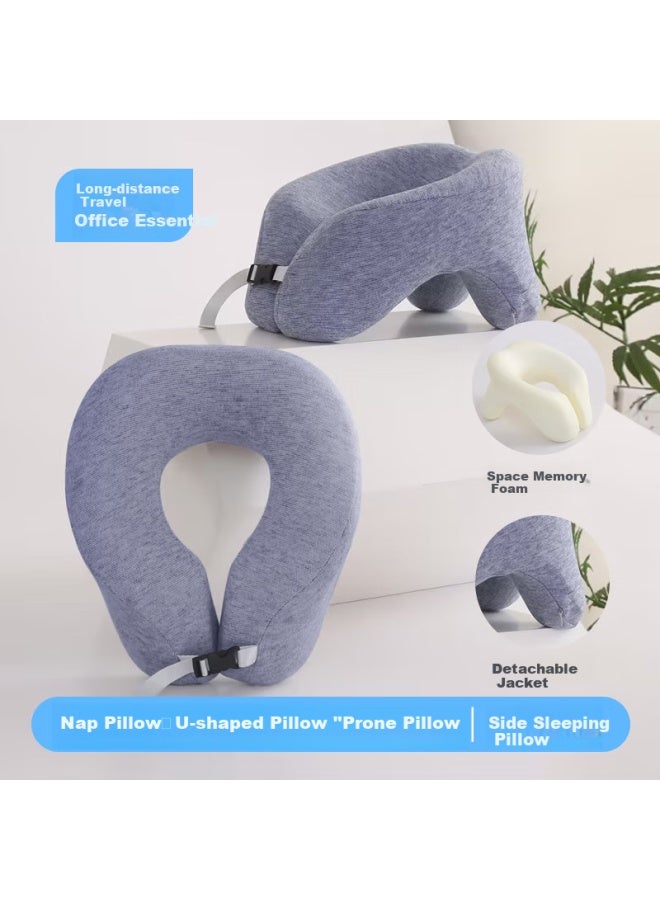 Yalu U-shaped Pillow For Nap Office Nap Pillow Memory Foam Neck Pillow Airplane Travel Portable Pillow Artifact - Image 1