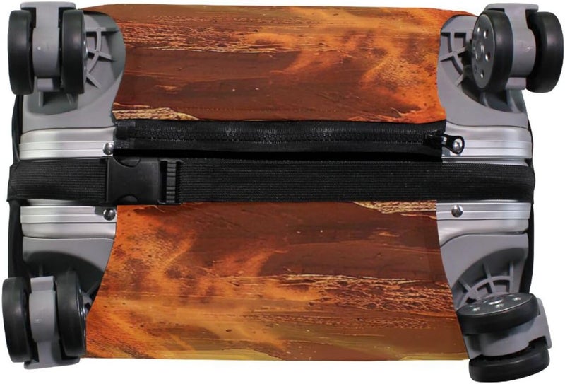 Cowboy Luggage Cover for Suitcase, Elastic Travel Protector with Zipper, Washable Anti-Scratch Dustproof Luggage Sleeve Fits 18-20 Inch - Image 3