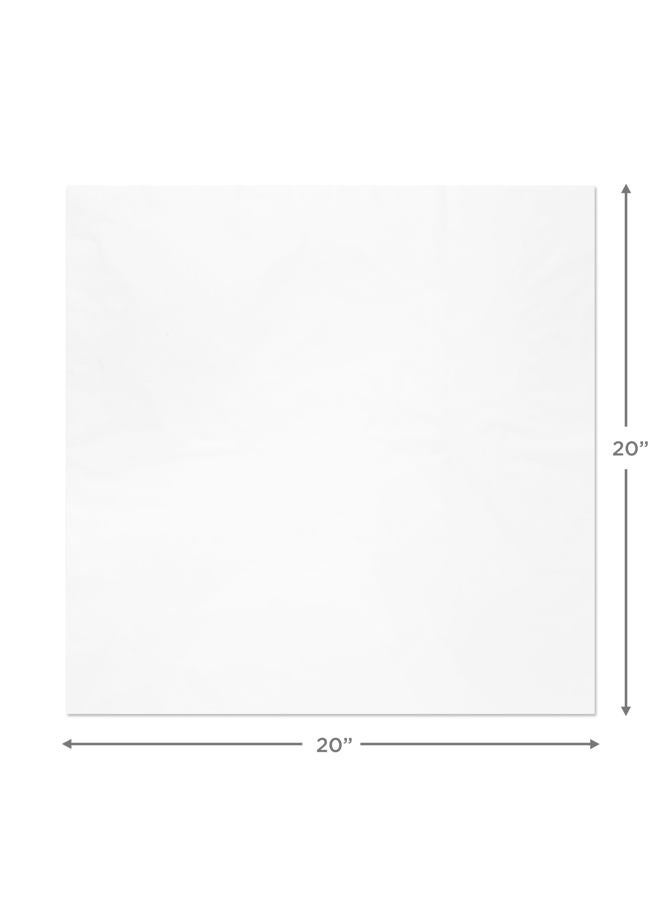 Hallmark Bulk White Tissue Paper (100 Sheets) for Birthdays, Christmas, Graduations, Gift Wrap, Crafts, DIY Paper Flowers, Tassel Garland, Gift Baskets - Image 3