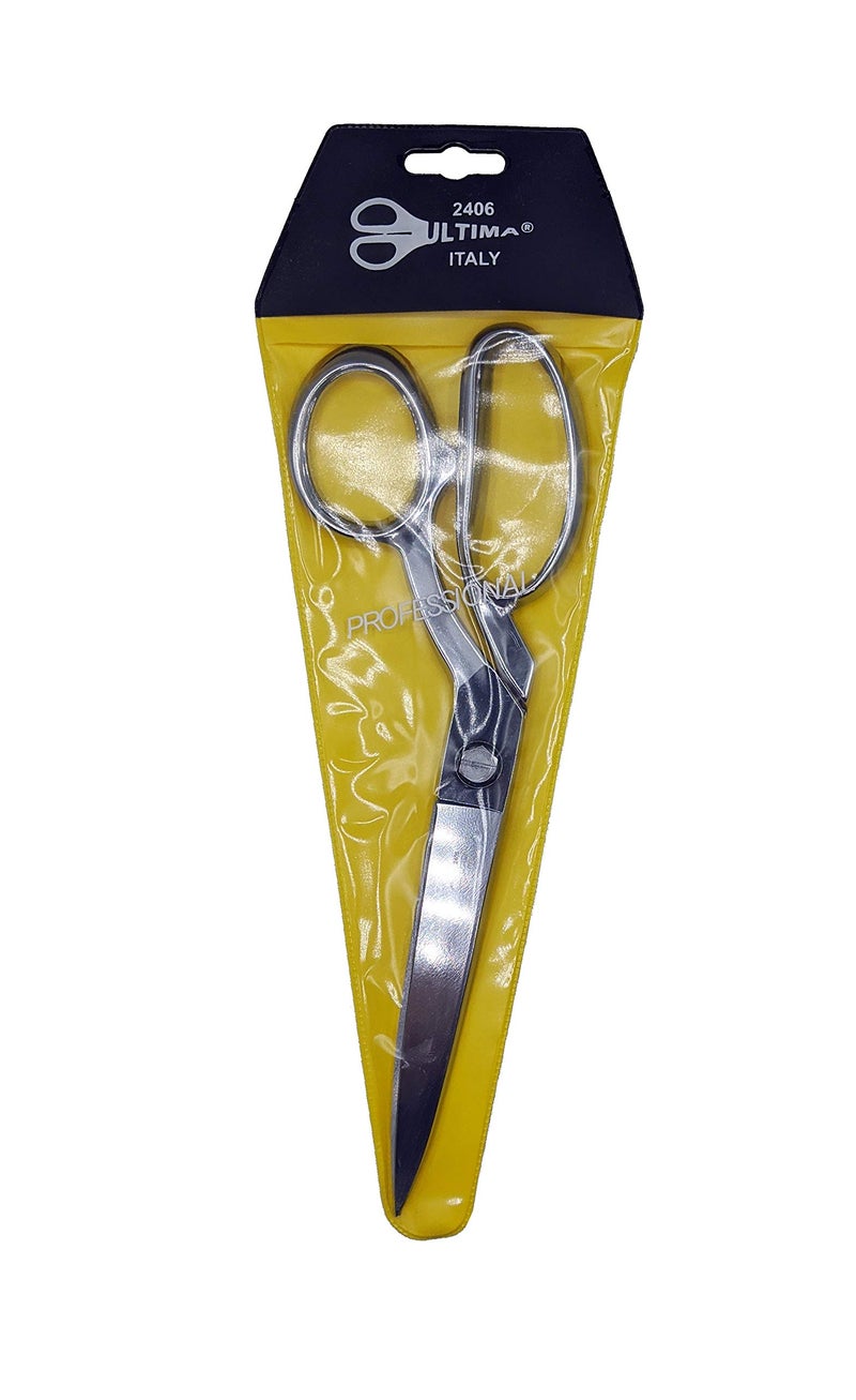 Ultima 10 Inch Dress Maker Scissors – Drop Forged Carbon Steel Dressmaker’s Shears, Chrome Plated with Bent Handles, Made in Italy - Image 5