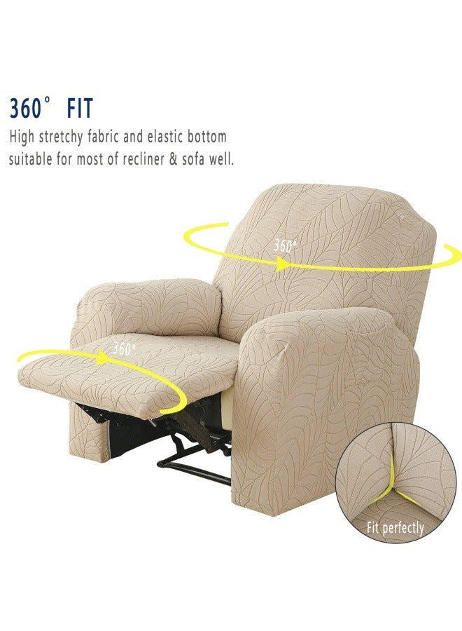 عام تمتد شاملة كليًا غطاء كرسي استرخاء المنزل غطاء كرسي صالة تدليك غطاء كرسي ورقة الجاكار غطاء أريكة المنزل - Image 3