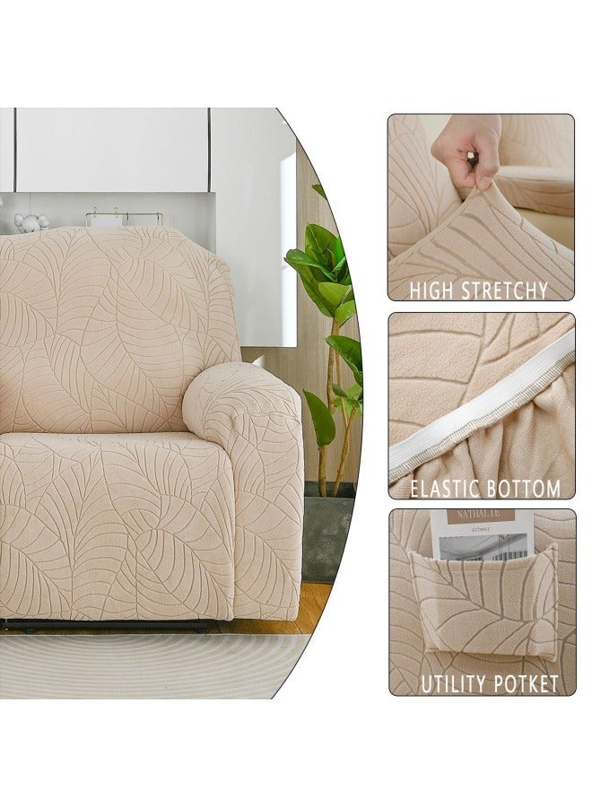 عام تمتد شاملة كليًا غطاء كرسي استرخاء المنزل غطاء كرسي صالة تدليك غطاء كرسي ورقة الجاكار غطاء أريكة المنزل - Image 5
