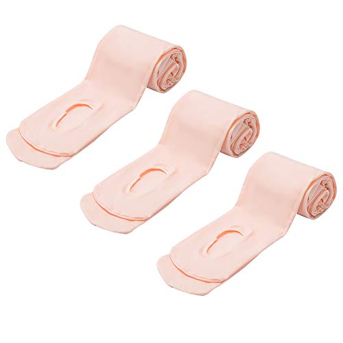MANZI 1-3 Pairs Women's Girls' Basic Convertible Transition Ballet Dance Tights 40 Denier(Ballet Pink,XL) - Image 1