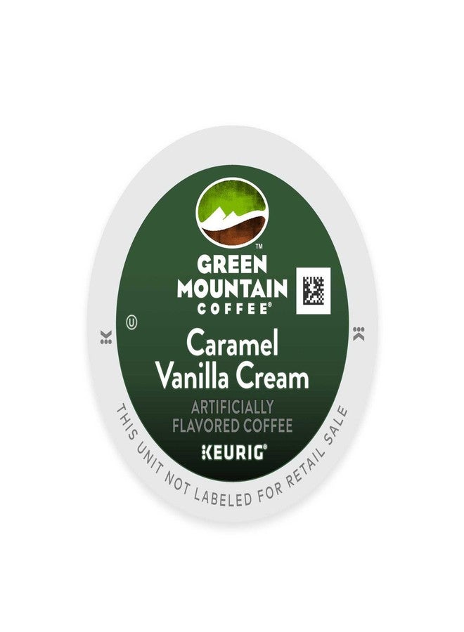 Green Mountain Coffee Roasters قهوة جرين ماونتن بنكهة الكراميل والفانيليا والكريمة، عبوة حصص لماكينات تحضير القهوة من نوع كيوريج (عبوة من 48) - Image 2