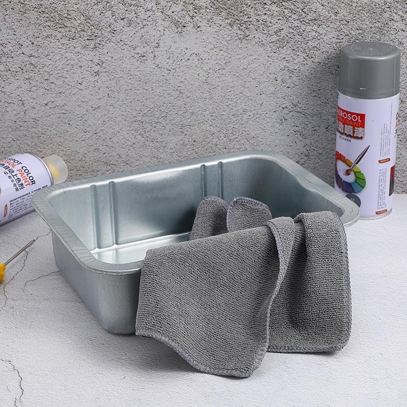 5l Steel Oil Drain Pan Zinc Plated Surface Waste Engine Oil Collector Fluid Tool Leakproof Drip Tray for Car Maintenance and Repair - Image 4