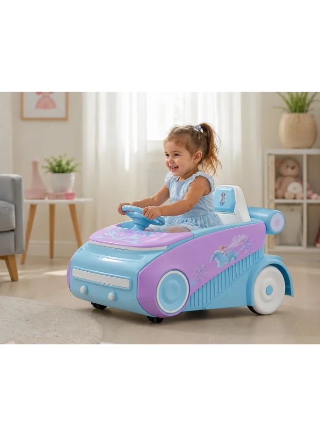 ديزني Kids Electric Ride-On Convertible Car Battery Powered Toy Car with LED Lights