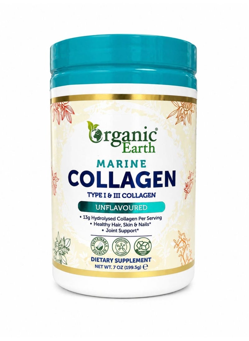 ORGANIC EARTH MARINE COLLAGEN TYPE 1&2&3 70 Z