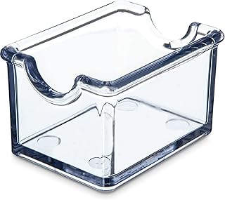 ROYAL Kitchen Royal Kitchen Sugar Packet Holder Caddy Classic Restaurant Quality with 20 Packet Capacity (Clear)  - Image 1
