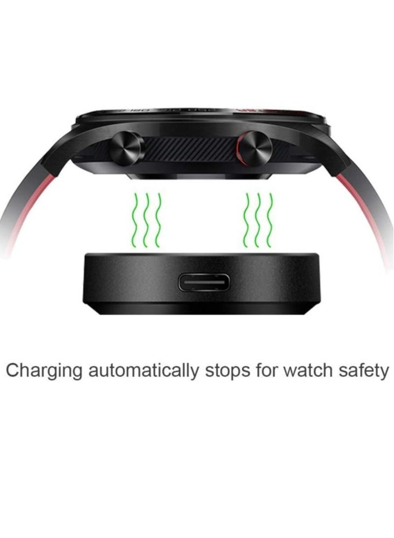 Gravity Compatible with Huawei Watch GT/Honor Magic ChargerReplacement Charging Cable Cradle for Huawei GT/Magic Smartwatch(Black) - Image 3