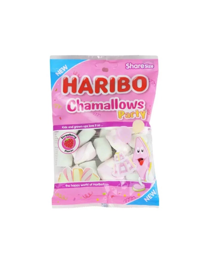 Haribo Chamallows Soft and Fluffy Strawberry Flavour Gummy Candy- 70 gm - Image 1