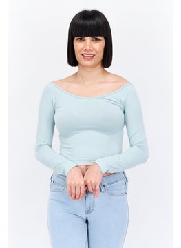 Women Off Shoulder Long Sleeves Solid Top, Mint Green - pzsku/Z150CA68E9971FF83B2C7Z/45/_/1737641975/7b96ced0-67f2-4dcf-84c8-99fec490780a