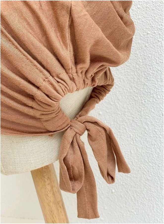 GMORO 4PCS Muslim Turban Hat Inner Hijab Caps Islamic Underscarf Bonnet India Hats Female Headwrap Turbante Mujer  - Image 5
