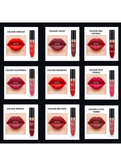 Fashion Colour Kissproof Lip Glaze Lipstick Upto 12 Hours Stay Velvet Texture Non Transfer Waterproof Ardour  - Image 4