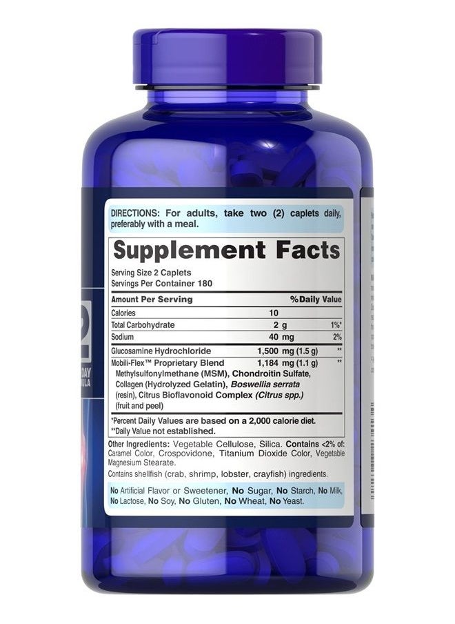 Puritan's Pride - Triple Strength Glucosamine, Chondroitin & Msm Joint Soother, 360 Count (Pack of 2) - Image 1