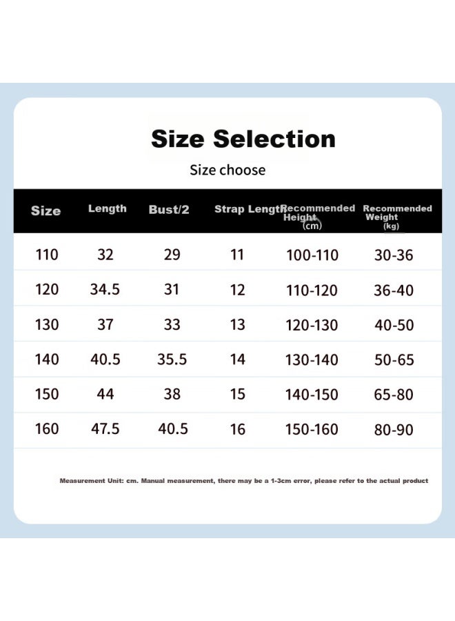 Top melon Ding Guagua Girls' Cotton Tank Tops For Baby Girls In Developmental Period, Breathable All Cotton 2-pack Size 160 - Image 4