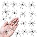 Bilipala Scary Plastic Spiders Small Fake Spider Joke Toys for Prank Pack of 20 - Image 3