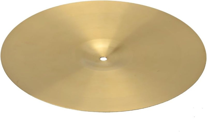 GLARRY 18 Inch Copper Alloy Ride Cymbal for Drum Set Gold - Image 3