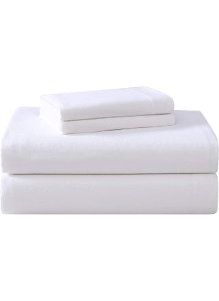 Laura Ashley Home - Queen Sheets, Cotton Flannel Bedding Set, Brushed for Extra Softness & Comfort (White, Queen) - pzsku/Z150CDF4F4199B8D22DA9Z/45/_/1741086438/e740e104-1799-4cae-956f-d4583870ce50