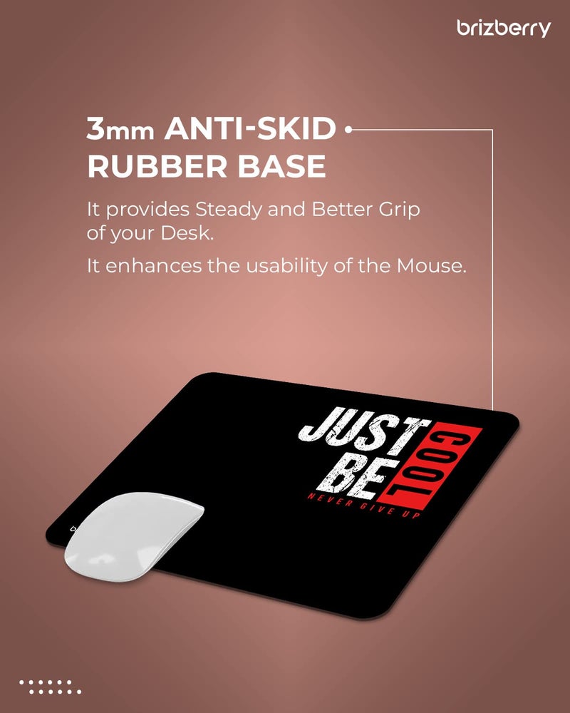 ARTBRIZ® Brizberry Mouse Pad, Optimised for Speed and Precision, Premium Anti Skid Rubber Base, for Office Desktop Laptop PC Mac, 240 x 210 x 3 mm (108S - Pack of 2) - Image 3