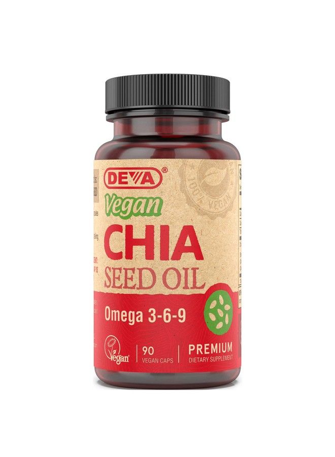 Deva Vegan Chia Seed Oil 1000 Mg 90 Vcap