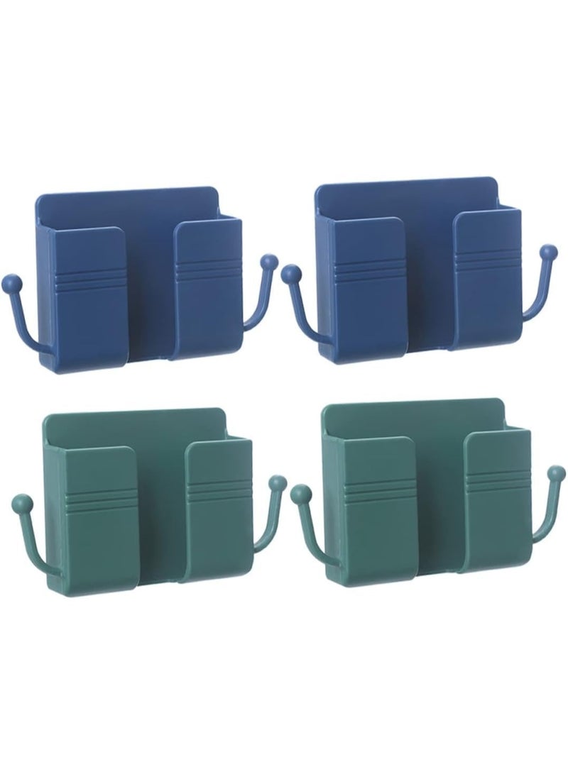 Generic Wall-Mounted Multi-Use Phone Holder – Adhesive Mobile Stand with Dual Hooks for Cables, Accessories, Keys, and Watches – Strong No-Drill Installation, Perfect for Charging and Organizing – Multicolor - Image 5