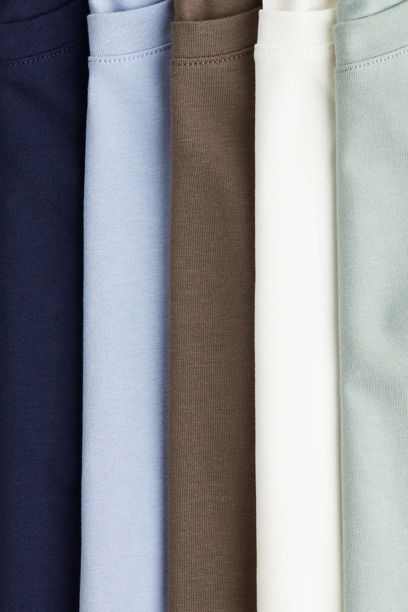 H&M 5-pack cotton tops