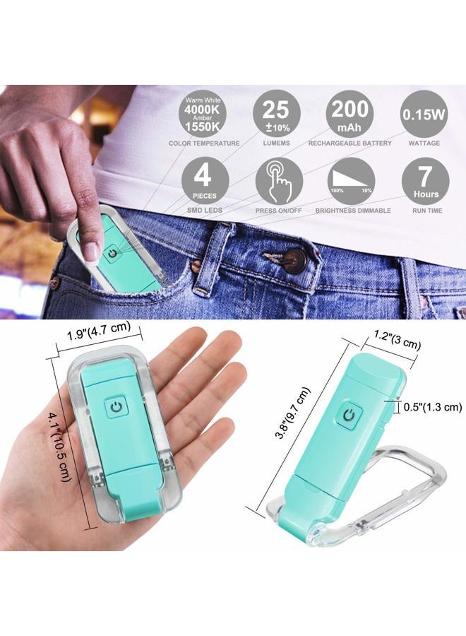 LUXSWAY USB Rechargeable Book Reading Light for Kids,Cute Book Lights in Bed,Warm White,Brightness Adjustable for Eye-Protection, Wireless Clip On Bookmark Lights,Portable Book Light for Bookworms - Image 5