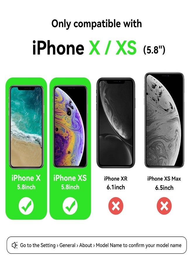 أوتيسير جراب AOTESIER متوافق مع هاتف iPhone X و iPhone Xs مقاس 5.8 بوصة، مصنوع من مطاط السيليكون السائل الناعم الفاخر ذو الملمس الحريري، مقاوم لبصمات الأصابع، جراب واقٍ مرن لكامل الجسم، لون وردي طباشيري - Image 5