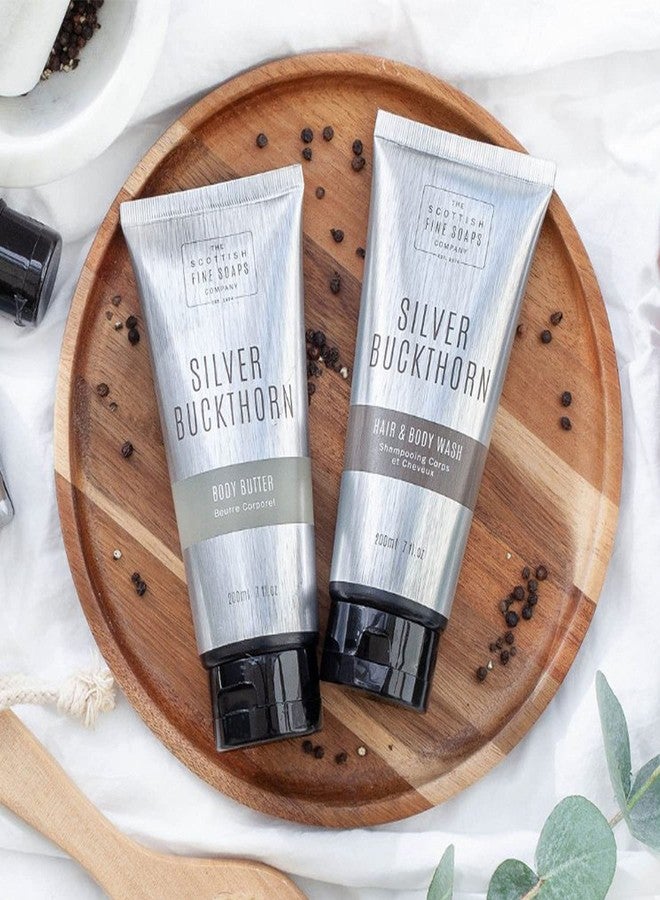 Scottish Fine Soaps Scottish Soaps Silver Buckthorn Hair & Body Shampoo 300ml Pump Bottle by Scottish Fine Soaps - Image 3