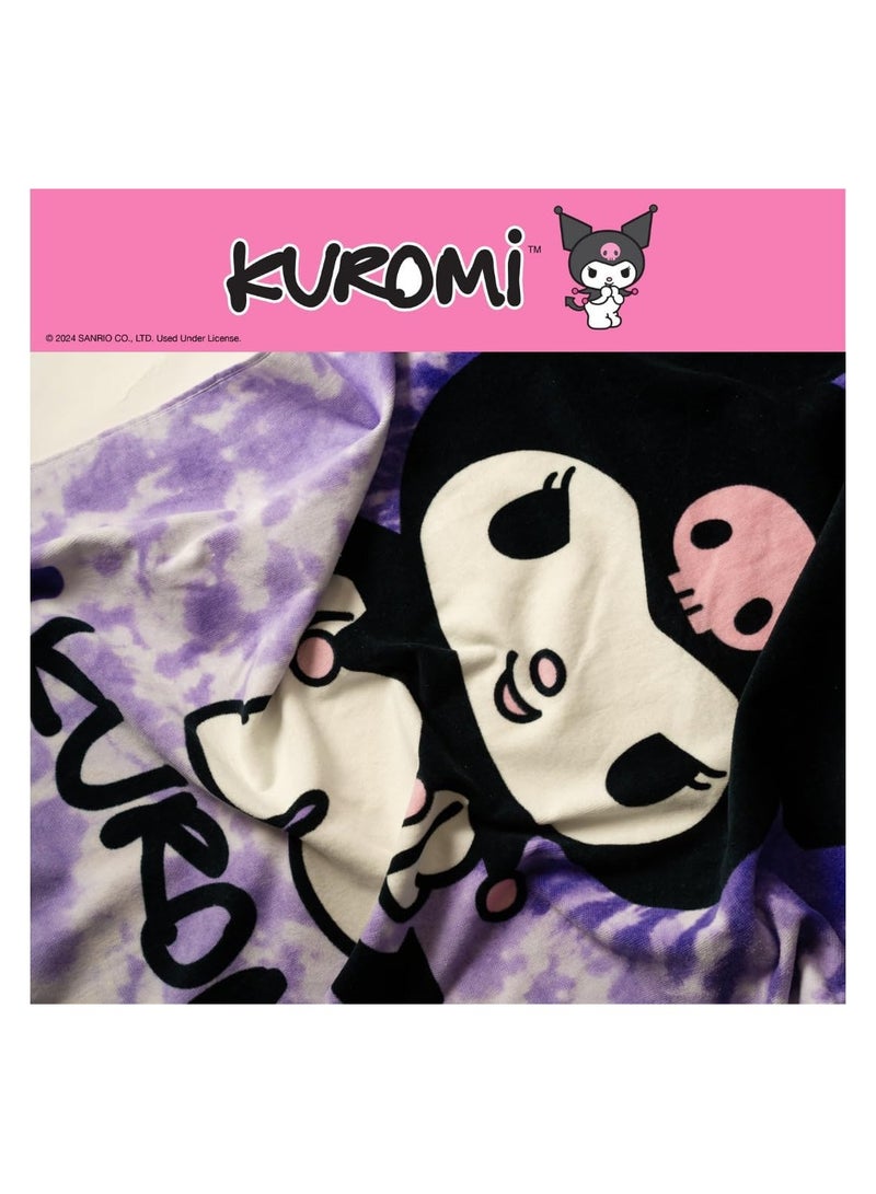 عام منشفة حمام/مسبح/شاطئ من قماش القطن الناعم الفائق بتصميم كيورومي، بمقاس 60 بوصة × 30 بوصة، أنيقة ولطيفة - Image 4