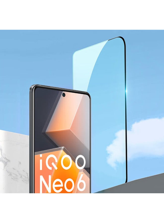 Smorss Tempered Glass Screen Protector For Vivo Iqoo Neo 6, Anti-fingerprint High Definition Full Screen Gaming E-sports Anti-drop Glass Protective Film