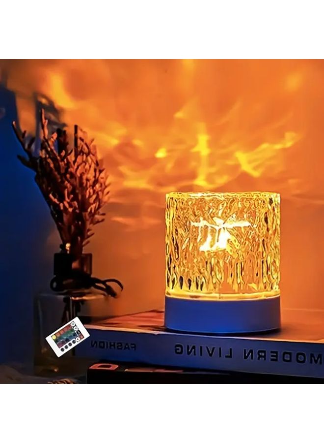 16 Color Aurora Water Ripple Wave Projector LED Light For Bedroom Ceiling Party - Image 2